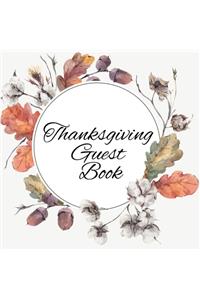 Thanksgiving Guest Book