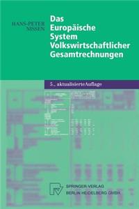 Das Europäische System Volkswirtschaftlicher Gesamtrechnungen