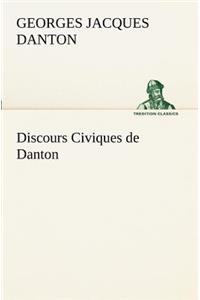 Discours Civiques de Danton