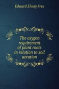 oxygen requirement of plant roots in relation to soil aeration