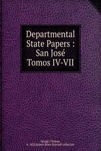 Departmental State Papers