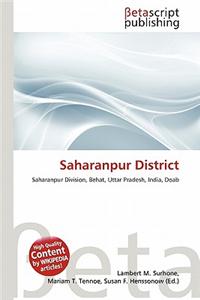 Saharanpur District