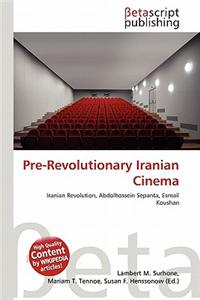 Pre-Revolutionary Iranian Cinema