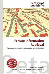 Private Information Retrieval