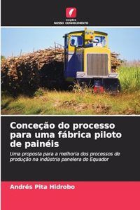 Conceção do processo para uma fábrica piloto de painéis