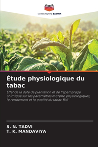 Étude physiologique du tabac