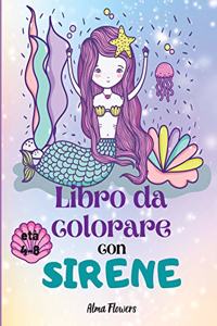 Libro da colorare con sirene