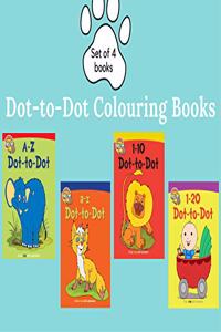 Dot to Dot Colouring Books ( set of 4 activity books)