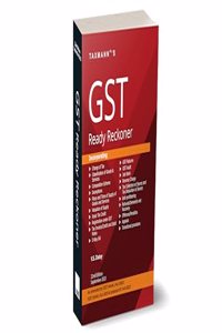 Taxmann's GST Ready Reckoner [CGST/IGST (Amdt.) Act 2023] â€“ Most trusted ready referencer for all provisions of the GST Law with GST Case Laws, GST Notifications, GST Circulars, etc.