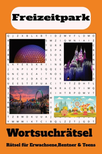 Wortsuchrätsel zum Thema Freizeitpark
