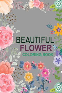 Beautiful Flower Coloring Book