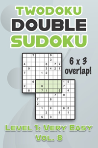 Twodoku Double Sudoku 6 x 3 Overlap Level 1