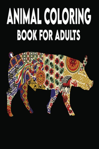 Animal Coloring Book For Adults