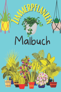 Zimmerpflanzen Malbuch