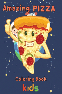 Amazing pizza coloring book kids