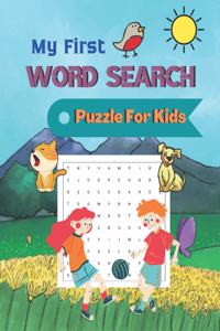 My First Word Search Puzzle For Kids