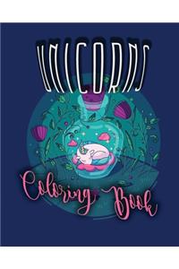 Unicorns coloring book