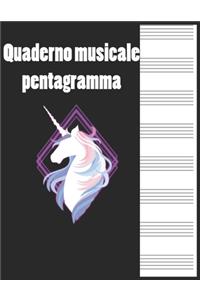 quaderno musicale pentagramma