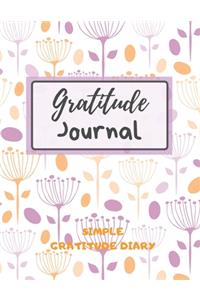 Gratitude Journal - Simple Gratitude Diary