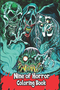 Nine of Horror Coloring Book