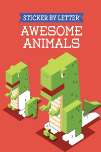 Sticker by Letter Awesome Animals