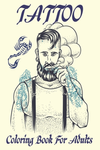 Tattoo Coloring Book For Adults