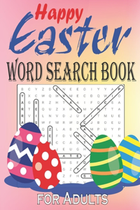 Happy Easter Word Search Book for Adults