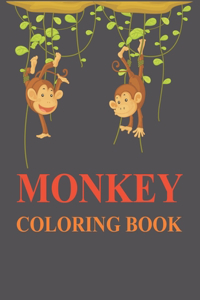 Monkey Coloring Book