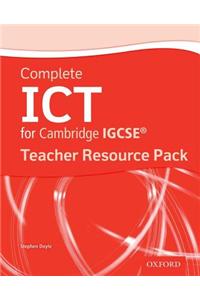 Complete ICT for IGCSE Teacher Resource Pack