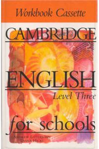 Cambridge English for Schools 3 Workbook cassette: Workbook Cassette 3