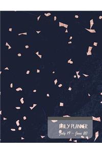 Daily planner July 19 - June 20