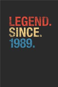 Legend Since 1989