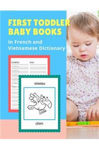 First Toddler Baby Books in French and Vietnamese Dictionary