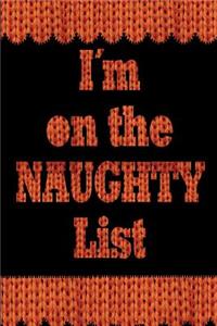 I´m on the NAUGHTY List