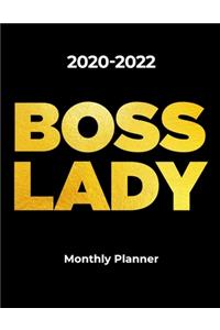 2020-2022 BOSS LADY Monthly Planner for Entrepreneurs and Business Women
