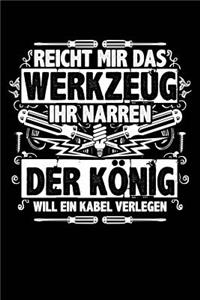 König Will Kabel Verlegen: Notizbuch / Notizheft Für Elektriker Elektroniker-In Elektrotechnik A5 (6x9in) Dotted Punktraster