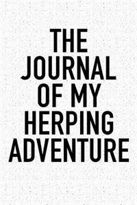 The Journal of My Herping Adventure