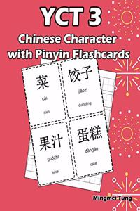 Yct 3 Chinese Character with Pinyin Flashcards
