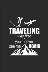 If Traveling Was Free You'd Never See Me Again