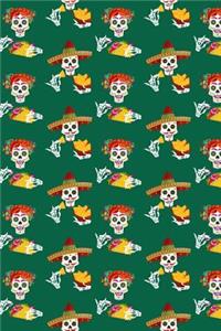 Day Of The Dead Pattern Sugar Skull Santa Muerte 02