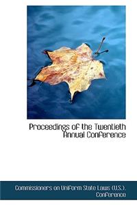 Proceedings of the Twentieth Annual Conference