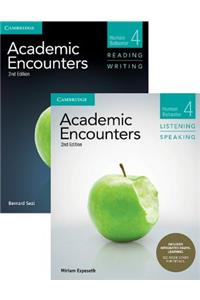 Academic Encounters Level 4 2-Book Set (R&W Student's Book with WSI, L&S Student's Book with Integrated Digital Learning)