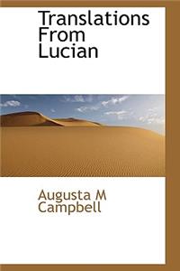Translations from Lucian