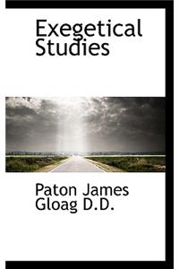 Exegetical Studies