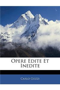 Opere Edite Et Inedite