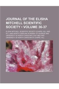 Journal of the Elisha Mitchell Scientific Society (Volume 36-37)