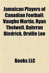 Jamaican Players of Canadian Football
