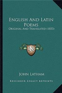 English and Latin Poems
