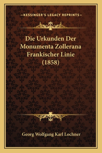 Urkunden Der Monumenta Zollerana Frankischer Linie (1858)