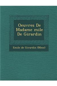 Oeuvres de Madame Mile de Girardin